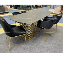 Обеденная группа CHIAVARI 220 KL-116/DILL золотой каркас