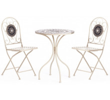 Комплект стол Romeo и 2 стула VICENZA butter white