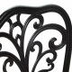 Комплект Secret De Maison Romance/Романс (стол +2 стула) алюминиевый сплав, D60/H67, 53х41х89см, черный