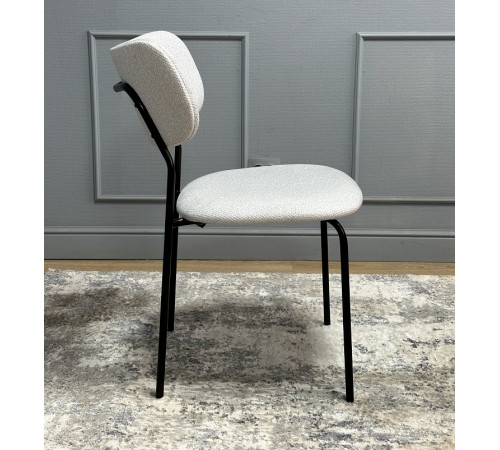 Стул KENNER 302SD черный/серебристый микробукле B06