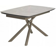 Стол RIVOLI 140 MATT LATTE STONE SOLID CERAMIC / TAUPE, ®DISAUR