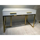Стол-консоль Армада F-1543, 120х60х78 см, белый, золото