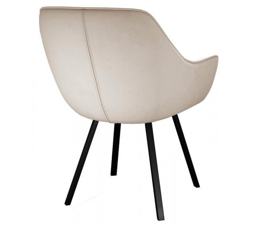 Стул DikLine 252 М поворотный, B03 BEIGE, ножки черные