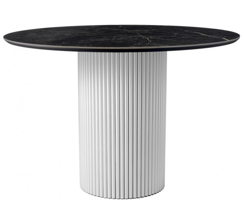 Стол Aura D110, керамогранит Wacom, белый
