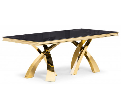 Обеденная группа Гилай black / gold