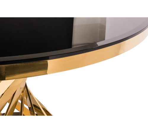 Обеденная группа Аган black / gold