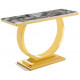 Стол-консоль Лира IST-806,120х40х76 см, темно-серый/золотой