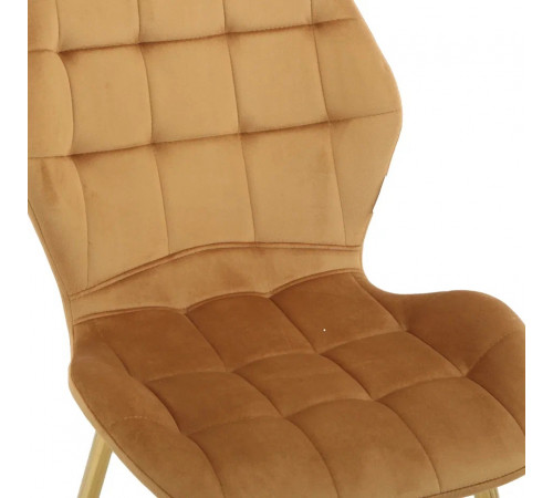 Стул DC829 Кэмел велюр/GOLD