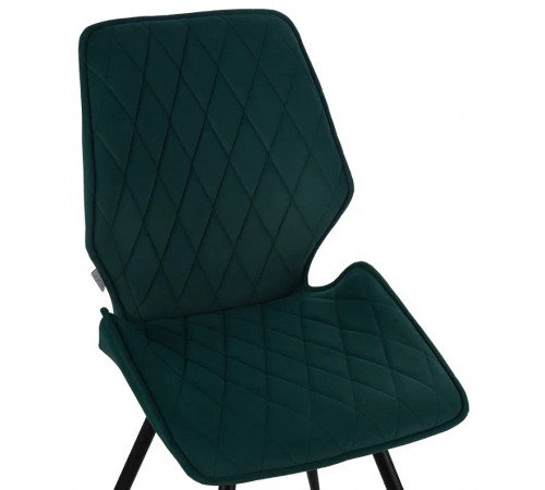 Стул DC230-VEM-RMBL ИЗУМРУД#M420-36 велюр/каркас черный круг