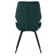Стул DC230-VEM-RMBL ИЗУМРУД#M420-36 велюр/каркас черный круг