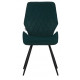 Стул DC230-VEM-RMBL ИЗУМРУД#M420-36 велюр/каркас черный круг