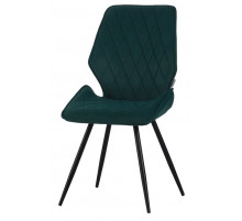 Стул DC230-VEM-RMBL ИЗУМРУД#M420-36 велюр/каркас черный круг