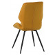 Стул DC230-VAM-RMBL ЯНТАРНЫЙ#M420-32 велюр/каркас черный круг