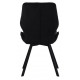 Стул DC233-VBK-SMBL-360 ЧЕРНЫЙ#M420-48 велюр/каркас черный квадрат