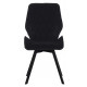 Стул DC233-VBK-SMBL-360 ЧЕРНЫЙ#M420-48 велюр/каркас черный квадрат