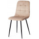 Стул CHILLY (mod. JSC-220) Велюр/металл , 44,5х52,5х88 см, Beige (бежевый) HLR8 / черный