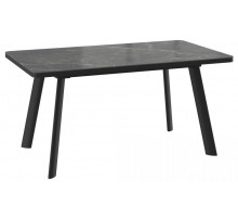 Стол Прайм 160 STONE BLACK ST CER/ЧЕРНЫЙ