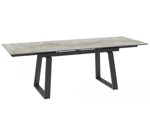 Стол Элит 180(45+45)x98, STONE GOLD PREMIUM CER / черный