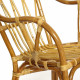 Комплект террасный AKIRA /с подушкой/  skin rattan eco, 54х60х78см / D46х40см, Natural (натуральный)