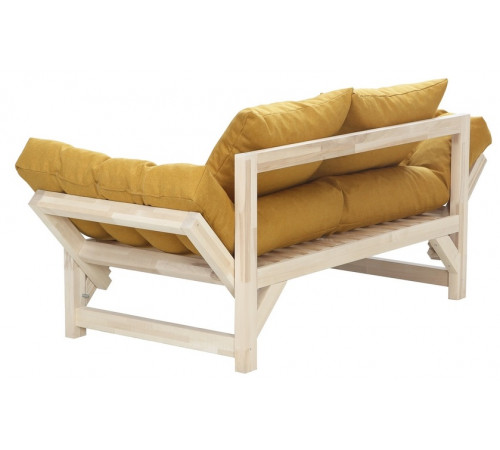 Диван Бинго Ткань: Savana plus yellow / Лак