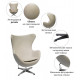 Кресло EGG STYLE CHAIR латте, экокожа (СоюзМ ENZO 260)
