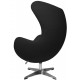 Кресло EGG STYLE CHAIR черный, экокожа (Enzo 999)