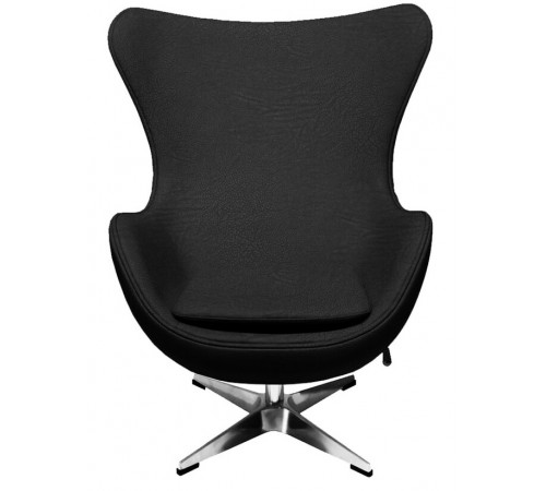 Кресло EGG STYLE CHAIR черный, экокожа (Enzo 999)