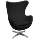 Кресло EGG STYLE CHAIR черный, экокожа (Enzo 999)
