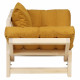 Кресло Бинго Ткань: Savana plus yellow / Лак