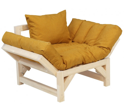 Кресло Бинго Ткань: Savana plus yellow / Лак