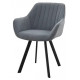 Стул Roan (Роан) Вильди 08 (Велюр); каркас - Черный матовый (Муар) с механизмом вращения