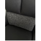 Стул LEROY 360 град. поворот Серый Maison 99# / OTE COBBLE 457 / черный каркас, ®DISAUR