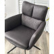 Стул LUIS 360 град. поворот Серый Maison 99# / OTE COBBLE 457 / черный каркас, ®DISAUR