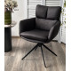 Стул LUIS 360 град. поворот Серый Maison 99# / OTE COBBLE 457 / черный каркас, ®DISAUR