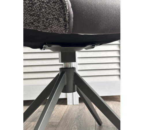 Стул ANABEL 360 град. поворот Темно-серый Maison 99# / OTE COBBLE 457 / серый каркас, ®DISAUR