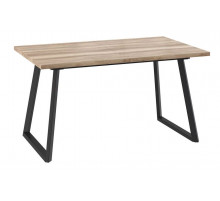 Стол Loft-140 (Дуб каньон/Чёрный) 140/185х85