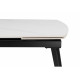 Стол Aveiro 120(180)x80 белый мрамор / черный