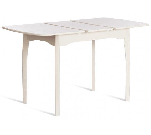 Стол CATERINA бук, мдф, 100+30x70x75, Ivory white