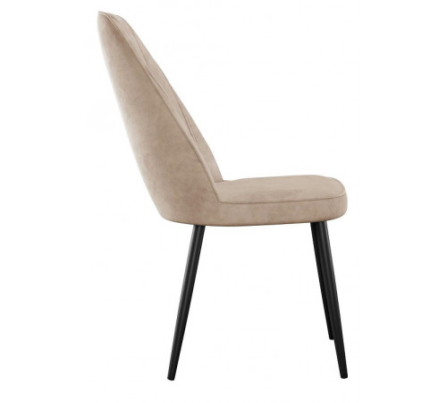 Стул DikLine 327 поворотный B03 BEIGE, ножки черные