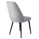 Стул DikLine 327 поворотный B22 GREY, ножки черные