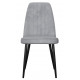 Стул DikLine 327 поворотный B22 GREY, ножки черные