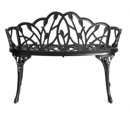Скамья Secret De Maison Strauss (Штраус)  алюминиевый сплав, 99хх56х76см, черный