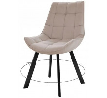 Стул DikLine 263 поворотный, B03 BEIGE, ножки черные