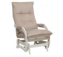 Кресло-маятник Leset Луно Слоновая кость, ткань Бинго 02 (бежевый)