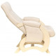 Кресло для кормления Milli Ария с карманами, Дуб шампань, к/з Polaris Beige