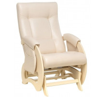 Кресло для кормления Milli Ария с карманами, Дуб шампань, к/з Polaris Beige