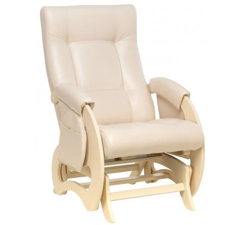 Кресло для кормления Milli Ария с карманами, Дуб шампань, к/з Polaris Beige