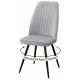 Стул DikLine 327 поворотный B22 GREY, ножки черные