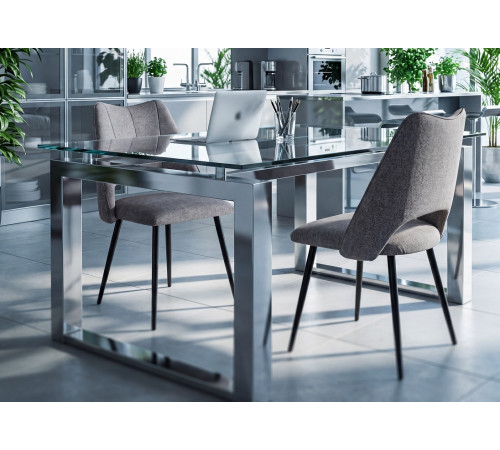 Стул Noro HC10130-1 Анжела серый