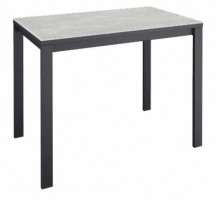 Стол KENNER LK900, черный/керамика CARMEN LIGHT GRAY арт.170156
